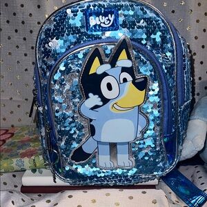 Kids Sequin Backpack - Blue